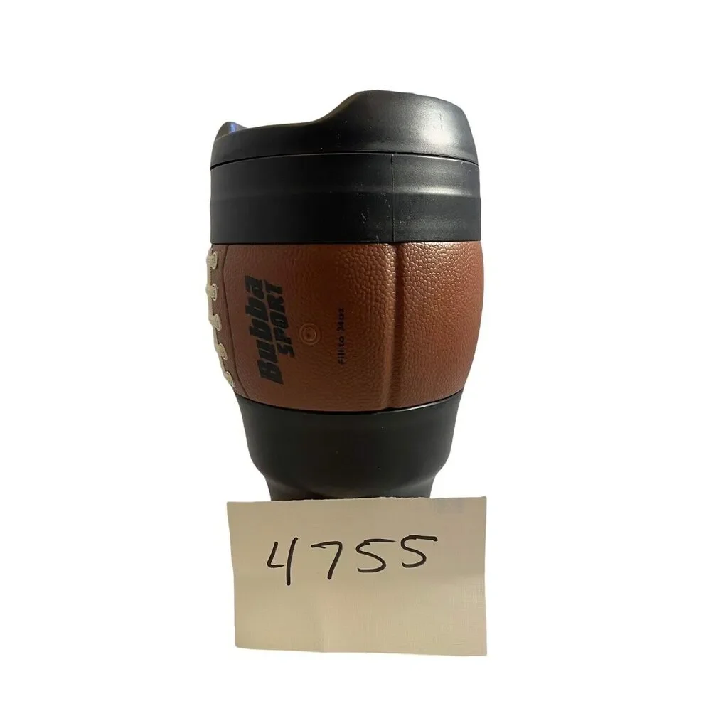 #4755 Bubba Sport 34oz Football Mug Thermos Coffee/beer W/built In Bottle Opener